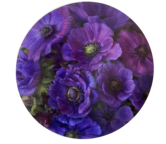"Purple Anemones" - Krista Schoening